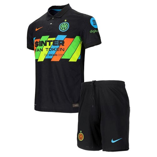 Ausweichtrikot Inter Milan Baby 2021-2022 Günstige Fußballtrikots